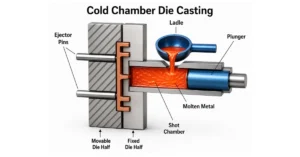 Cold Chamber Die Casting Diagram