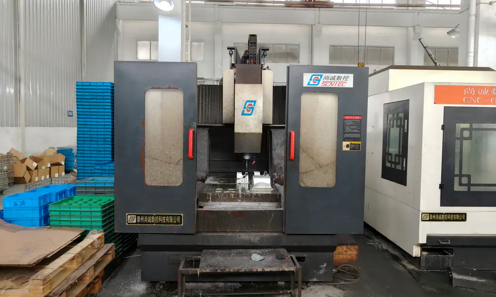 CNC machining centre in YTD's factory.